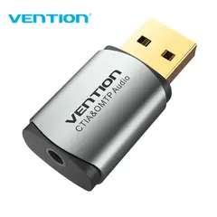 VENTION - Tarjeta de Sonido USB a Jack OMTP CTIA