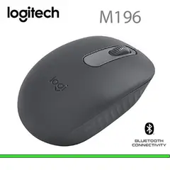 LOGITECH - MOUSE M196 BLUETOOTH BLACK