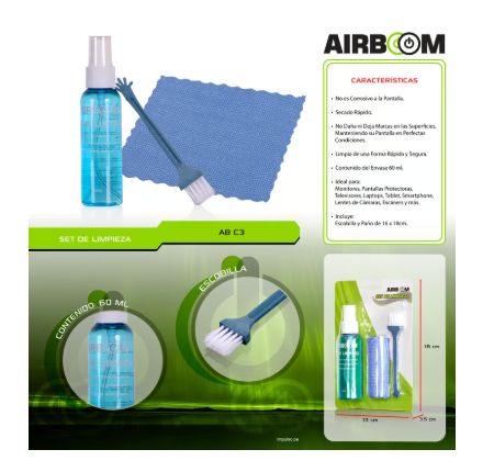 Kit De Limpieza AB C3 60ML Carton Blister