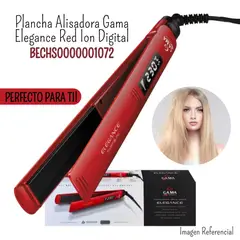 GAMA - Plancha Alisadora Elegance Red Ion 230°C -Digital