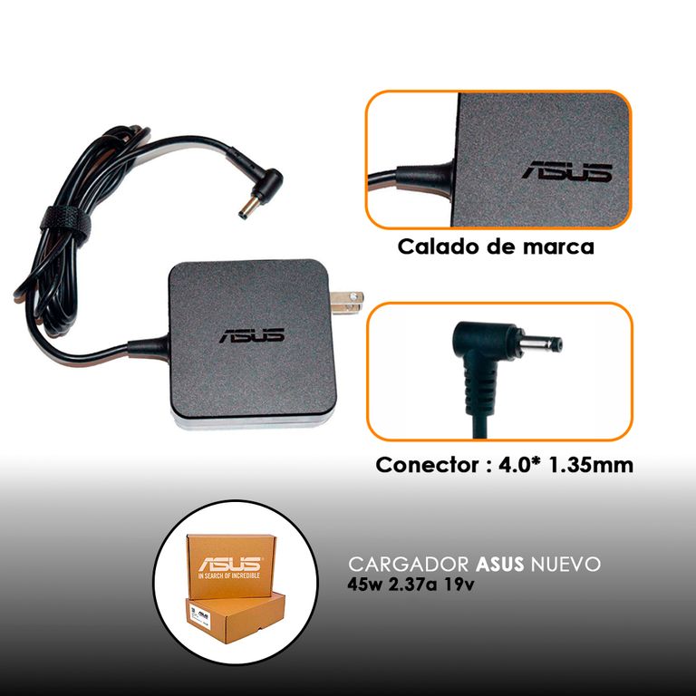 Cargador 19v 2-37a 45w ORIGINAL