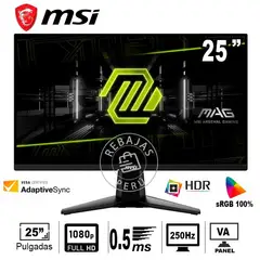 MSI - Monitor MAG 255XFV 245 FHD 250Hz 05ms Adaptive-Sync