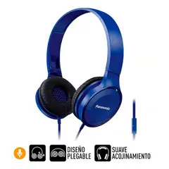 PANASONIC - Audífonos On Ear RP-HF100M Azul
