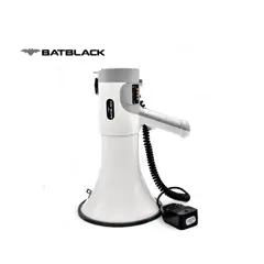 BATBLACK - Megafono Recargable 250w USB-Bluetooth BT-MF250