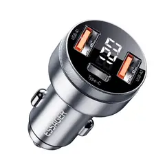 ESSAGER - Cargador de Carro 80w USB2 USB-C
