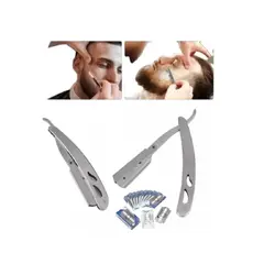 PREMIUM - Navaja Profesional De Acero Inoxidable 3 Cuerpos + Repuestos