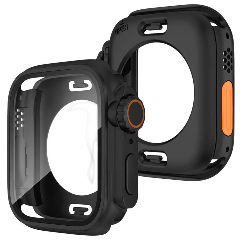 Case Para Apple Watch De Policarbonato Negro Ultra Mate para 42mm