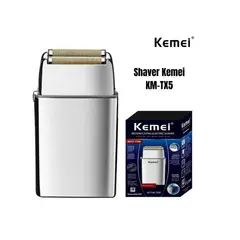KEMEI - Afeitadora Shaver afeitado húmedo y seco Recargable KM-TX5