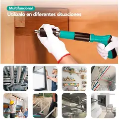 GENERICO - Pistola Remachadora de Alta Precisión Para Clavos