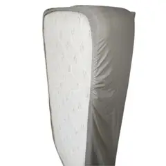 GENERICO - Sabanas Bajeras Bebés - 1 plaza Color plomo pack (2 UND)