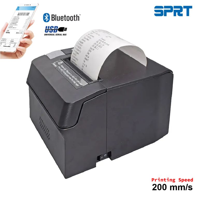 Impresora Termica Ticket 80mm Bluetooth y USB POS891 SPRT