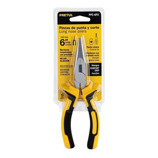Alicate De Punta Y Corte De 6 Pulgadas Comfort Grip