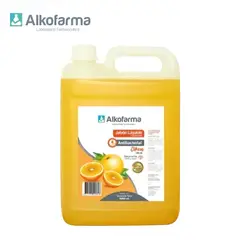 ALKOFARMA - Jabón líquido antibacterial galón 4litros cítricos