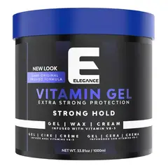 ELEGANCE - Gel Para Cabello 1000ml Vitamin Pro B5 Extra Fuerte