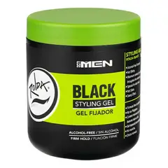 GENERICO - Gel Fijador Rolda Styling Black 500g - Sin Alcohol