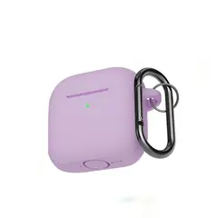 GENERICO - Case Silicona Para Airpods 4 - Lila