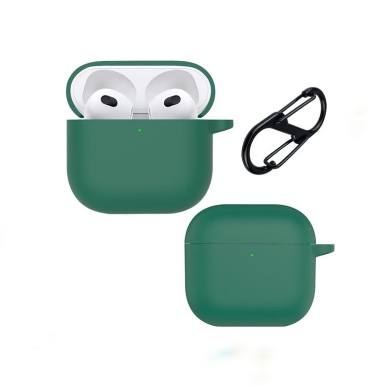 Case Silicona Para Airpods 4 - Verde