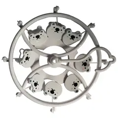 GENERICO - Colgador perchero de ropa con 8 ganchos