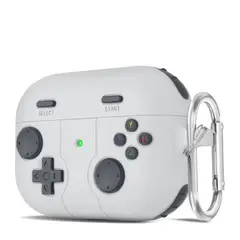 GENERICO - Funda Silicona Nintendo Para Airpods 4 - Plomo