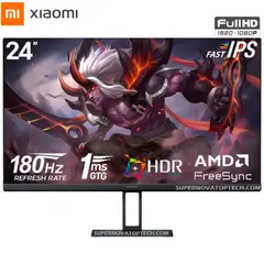 XIAOMI - Monitor G24I 24 FHD Fast IPS 180hz 1ms HDR AMD FreeSync