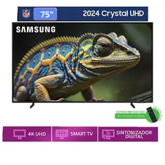 SAMSUNG - Televisor 75 pulg. Crystal UHD 4K Tizen Os Smart Tv 75DU8000