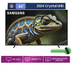 SAMSUNG - Televisor 65 Pulg. Crystal Smart TV Tizen OS UHD 4K 65DU8000