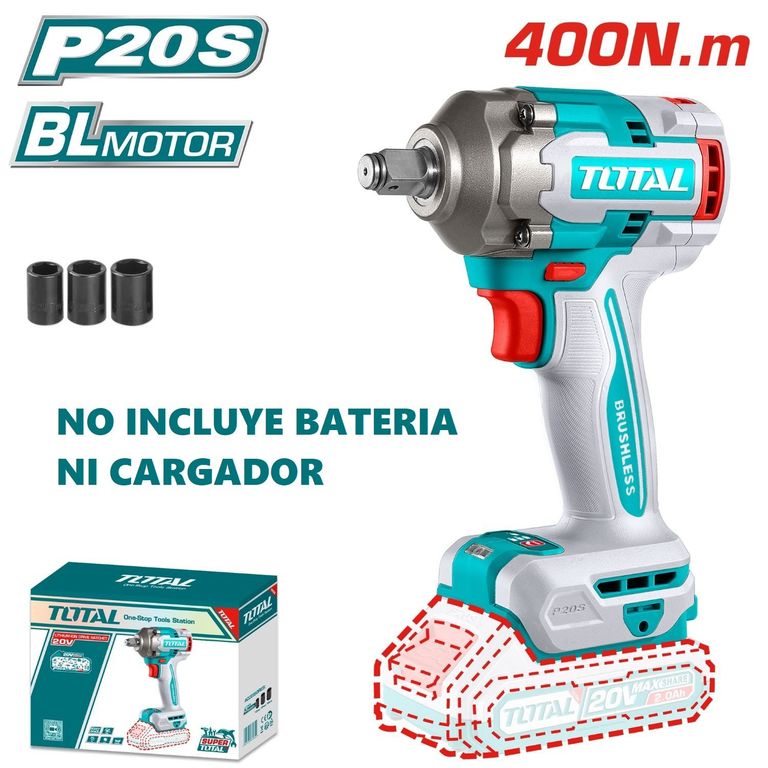 Llave De Impacto 400 Nm Motor Bl Solo Cabezal- TIWLI20401