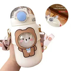 ELMEJORPRECIO - Tomatodo Portátil Modelo Bear Hello 720 ml Blanco