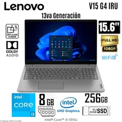 LENOVO - Laptop V15 G4 IRU Intel Core i3-1315U 8GB RAM 256GB SSD 15,6 pulg FHD - 83A100ELLM