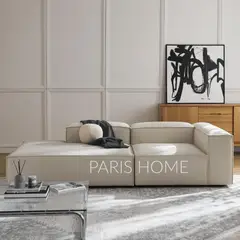 GENERICO - Sofá Diván Derecho Modular Monarch Tejido - Blanco