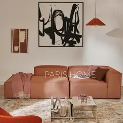 GENERICO - Sofá Diván Derecho Modular Monarch Tejido - Terracota