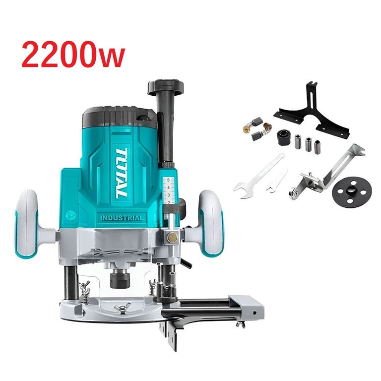Ruteadora Eléctrica 2200 W. Total-TR111226