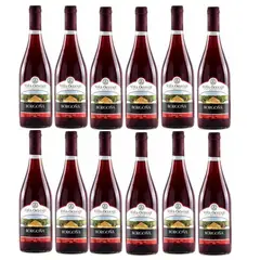 OCUCAJE - Vino Tinto Borgoña Semi Seco 750ml - 12 UND