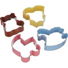 WILTON - Juego de cortadores de galletas 4 pzas