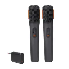 JBL - Pack 2 Microfonos PartyBox Wireless Mic 20 horas