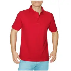 GENERICO - POLO CAMISERO MANGA CORTA ROJO