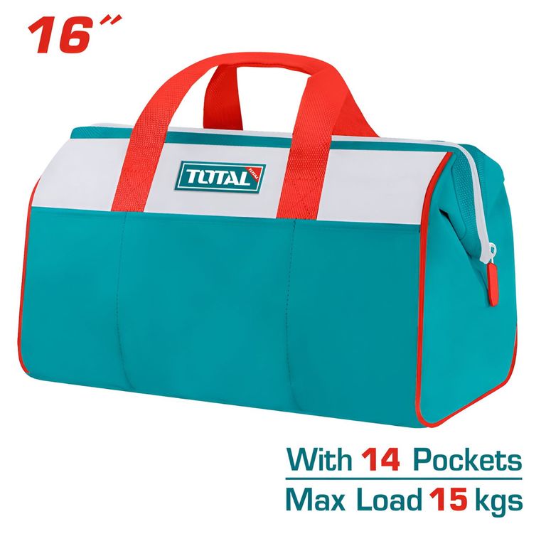 Bolso Porta Herramientas 16 Pulgadas Super Select Total-THT261625