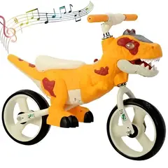 GENERICO - Bicicleta de Equilibrio Dino T-REX Musical