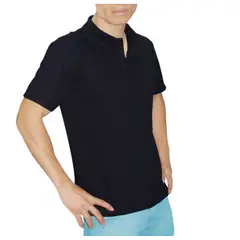 GENERICO - POLO CAMISERO MANGA CORTA AZUL MARINO