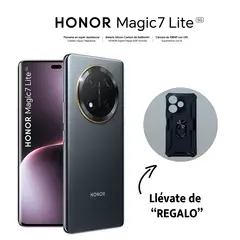 HONOR - MAGIC 7 LITE 5G 8GB RAM 256GB REGISTRADO COLOR NEGRO TITANIO CON ESTUCHE DE REGALO