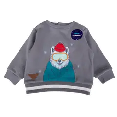 PILLIN - Polera Bebe Niño PVB532-25GRI