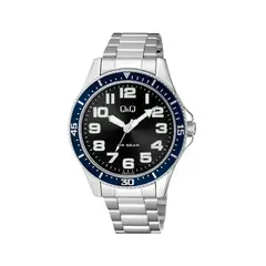 Q&Q - Reloj Analogico Hombre Qb64J235Y Plateado 1029311