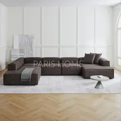 GENERICO - Seccional Izquierdo Rinconera 6 Plazas Monarch Ultracuero - Taupe