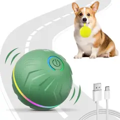 GENERICO - Pelota Interactiva para Perros Juguete LED de Rebote