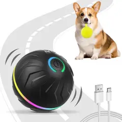 GENERICO - Pelota Interactiva para Perros Juguete LED de Rebote