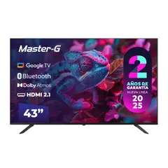 MASTER G - Televisor Smart Tv 43 Led Full HD Google TV Garantía 2 años