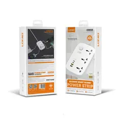 LDNIO - Extensión De Pared Sc3416 2 Metros 3 Socket 2 Usb