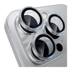 GENERICO - Protector individual para lentes de cámaras iPhone 15 Pro Max Silver