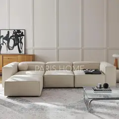 GENERICO - Seccional Rinconera 4 Plazas Monarch Tejido - Blanco