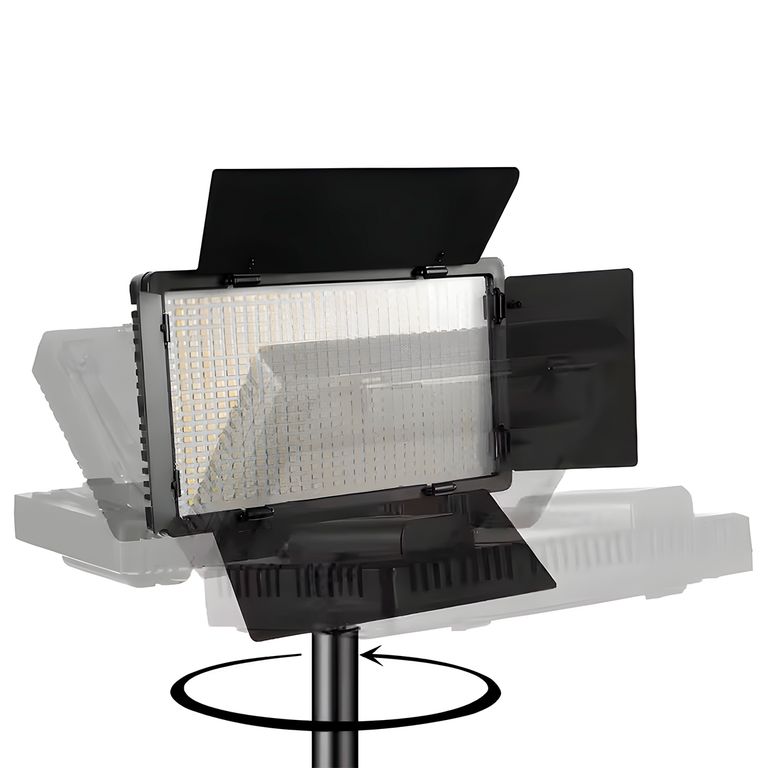 Luz Led Tipo Panel Para Fotografía Con Viseras U600+